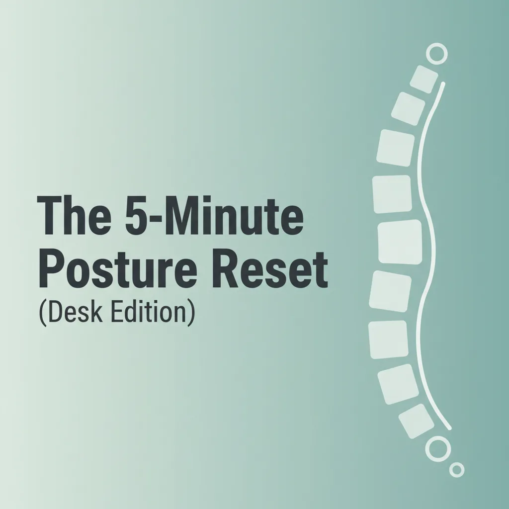 The 5-Minute Posture Reset (Desk Edition)