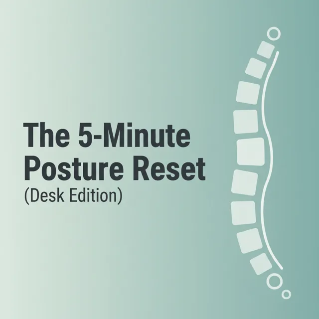 The 5-Minute Posture Reset (Desk Edition)