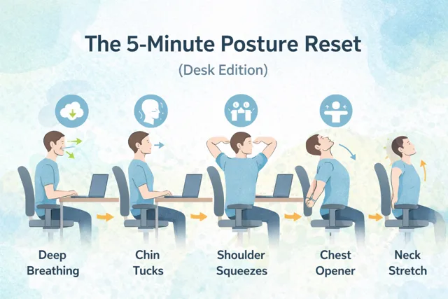 The 5-Minute Posture Reset (Desk Edition)